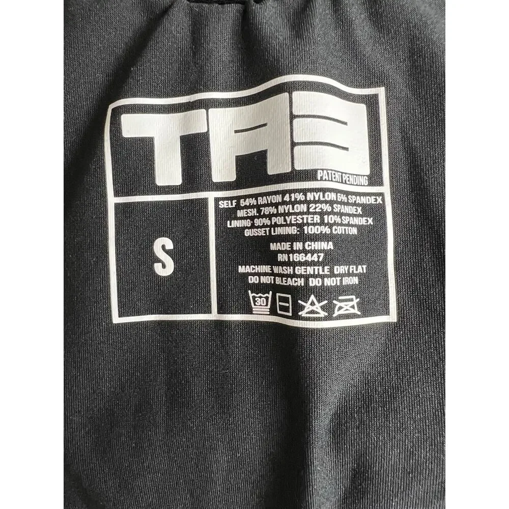 Ta3 LS Squary Bodysuit in Black Size Small